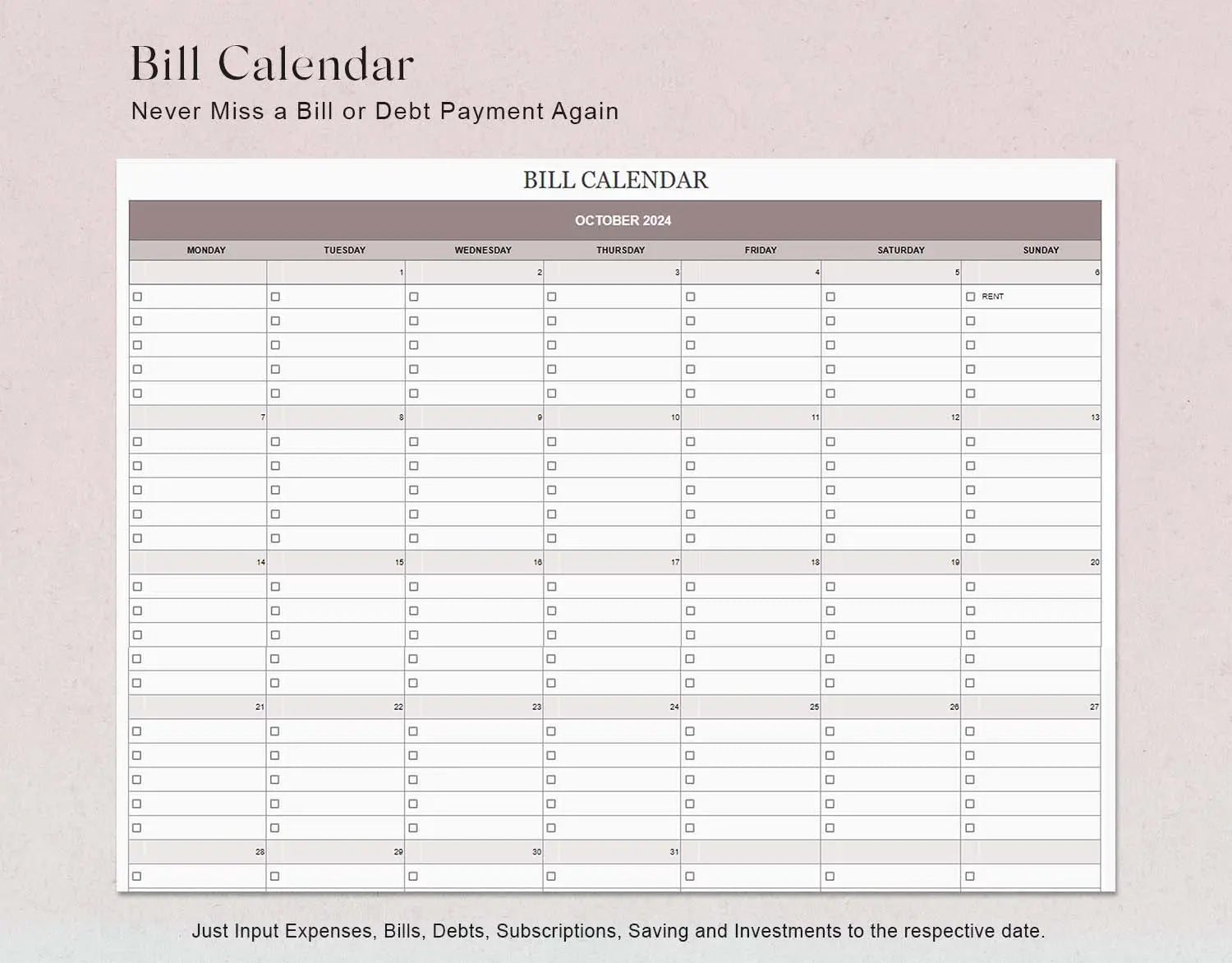 Budget by Paycheck Spreadsheet, Google sheet and Excel Template, Bill Calendar, Weekly Biweekly Financial Planner, Budget Paycheck - Design Findable