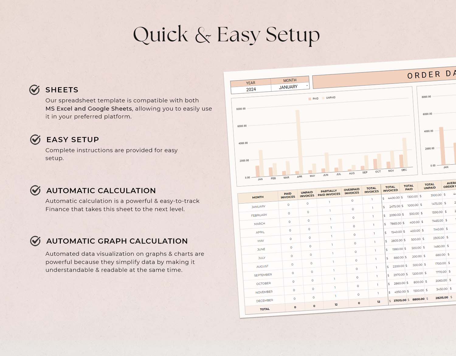 Small Business tracker, Inventory Tracker, Order Tracker, Bookkeeping Spreadsheet, Product Handmade Pricing Calculator, Client Tracker, Google Sheet & Excel - Design Findable