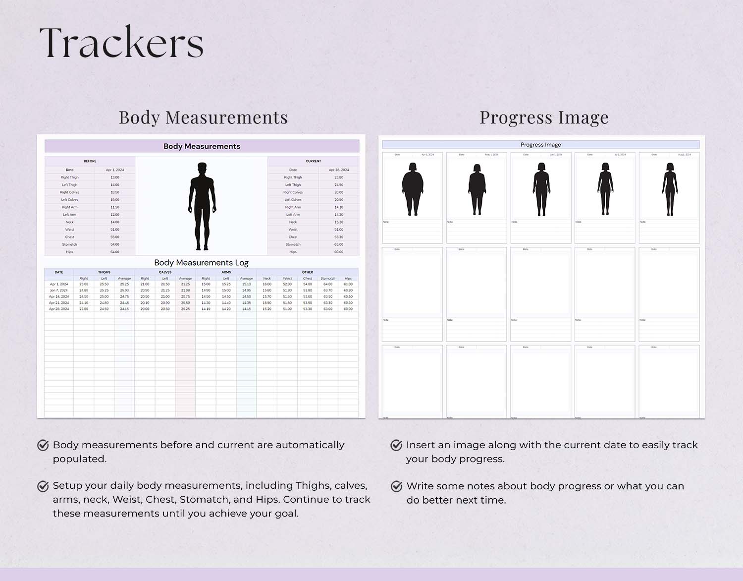 Weight Loss Tracker Spreadsheet for Google Sheets and MS Excel Sheet, Weight Loss Planner, Daily Weekly Weigh-in Chart, Body Measurement Log, Weight Journal - Design Findable